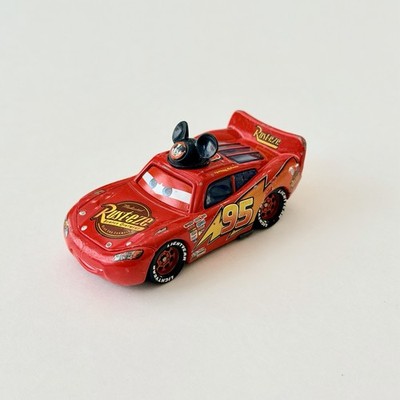 Disney Pixar Cars Lightning McQueen with Mickey Ears Hat Diecast