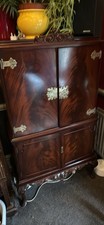 Mahogany Queen Anne Drinks Cabinet Excellent Condition Collection Only