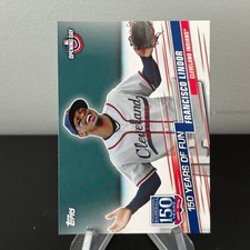 Francisco Lindor Cleveland Indians 2019 Opening Day Topps 150 Years of Fun Card