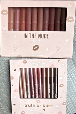 ColourPop In The Nude & Truth or Bare Lippie Stix Pencil Makeup Set 20pcs