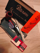 Peterson Holzpfeife Set mit Originalbox, Pfeifentasche & Zubeh&ouml;r
