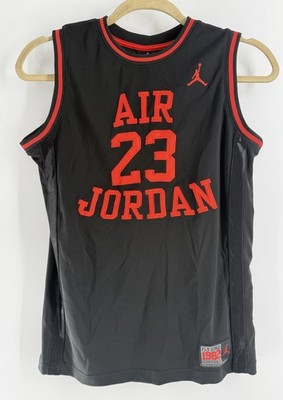 Youth Large Nike Air Jordan Michael #23 Fly Since 1982 Stitched Black Jersey