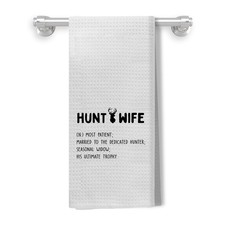 Hunt Wife Gifts Kitchen Towels, Hunting Gifts for Women Hand Towels, Hunter's...