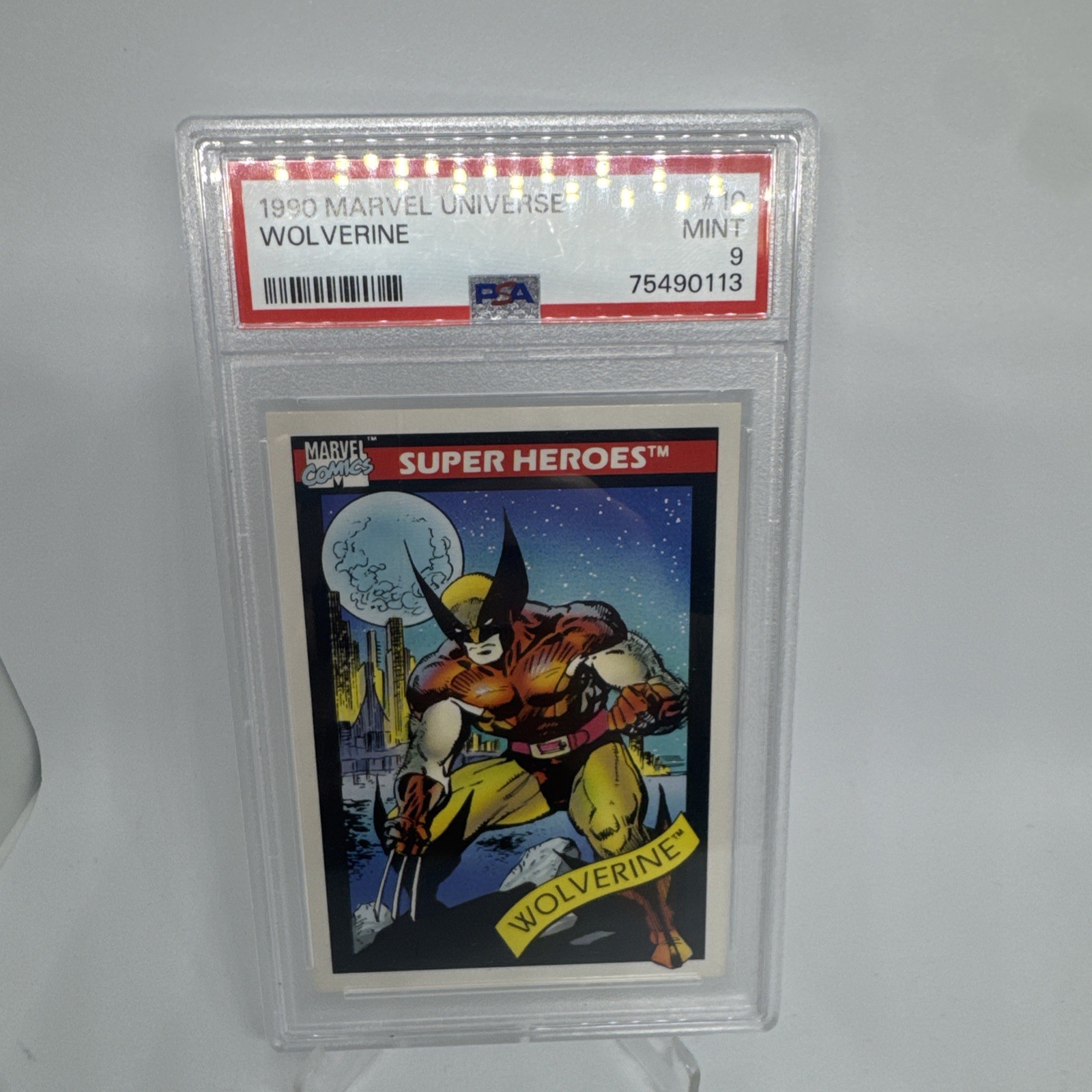 1990 Marvel Universe Wolverine #10 (PSA 9)