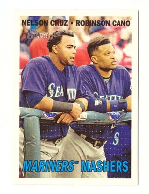 2016 Topps Heritage Combo Cards - SEATTLE MARINERS Team Set