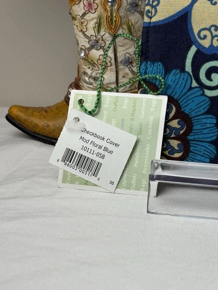 Cubierta de chequera Vera Bradley Mod floral azul nueva con etiquetas - patrón retirado 🌸  Foto 2 de 4