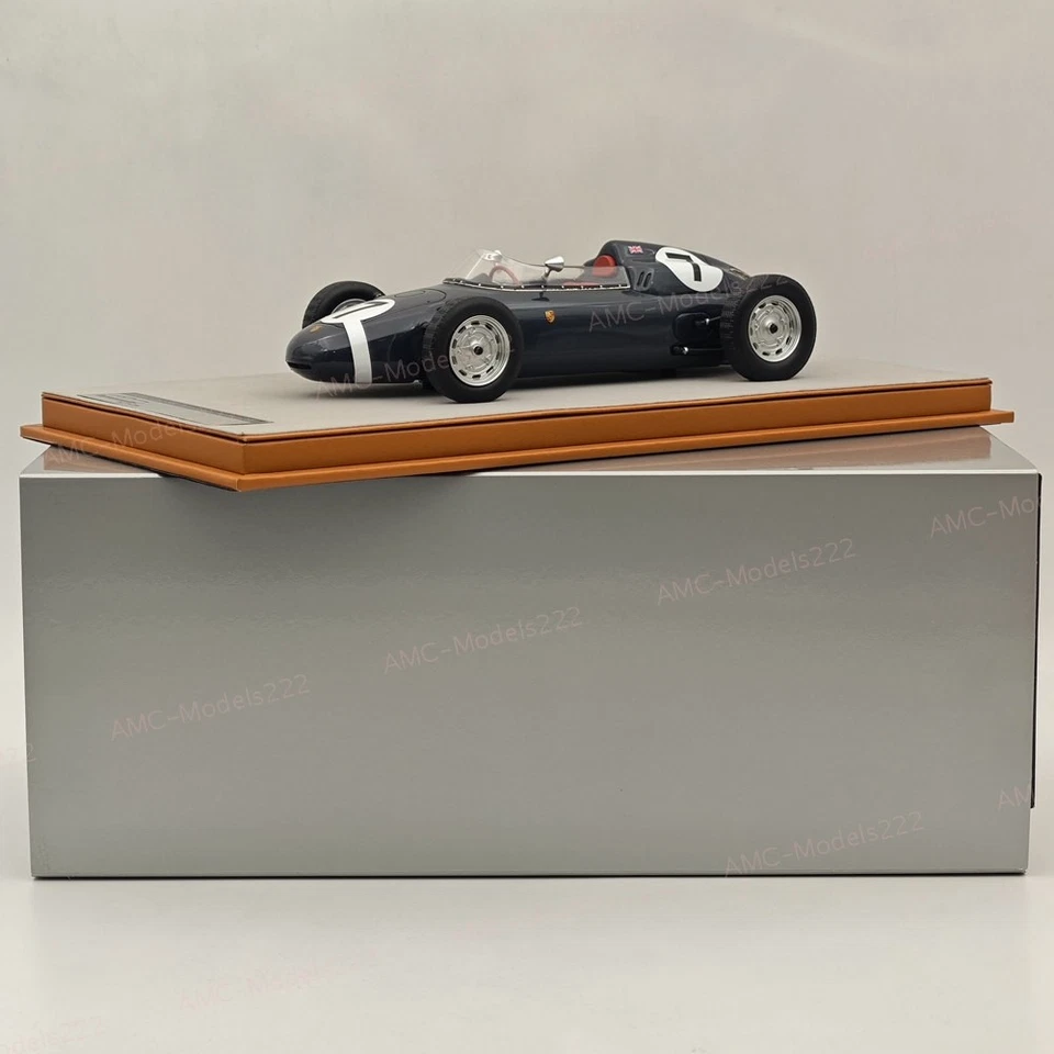 1/18 Tecnomodel Porsche 718 F2 1960 Winner Team Rob Walker XV B.A.R.C #7 Aintree - Image 2 of 4