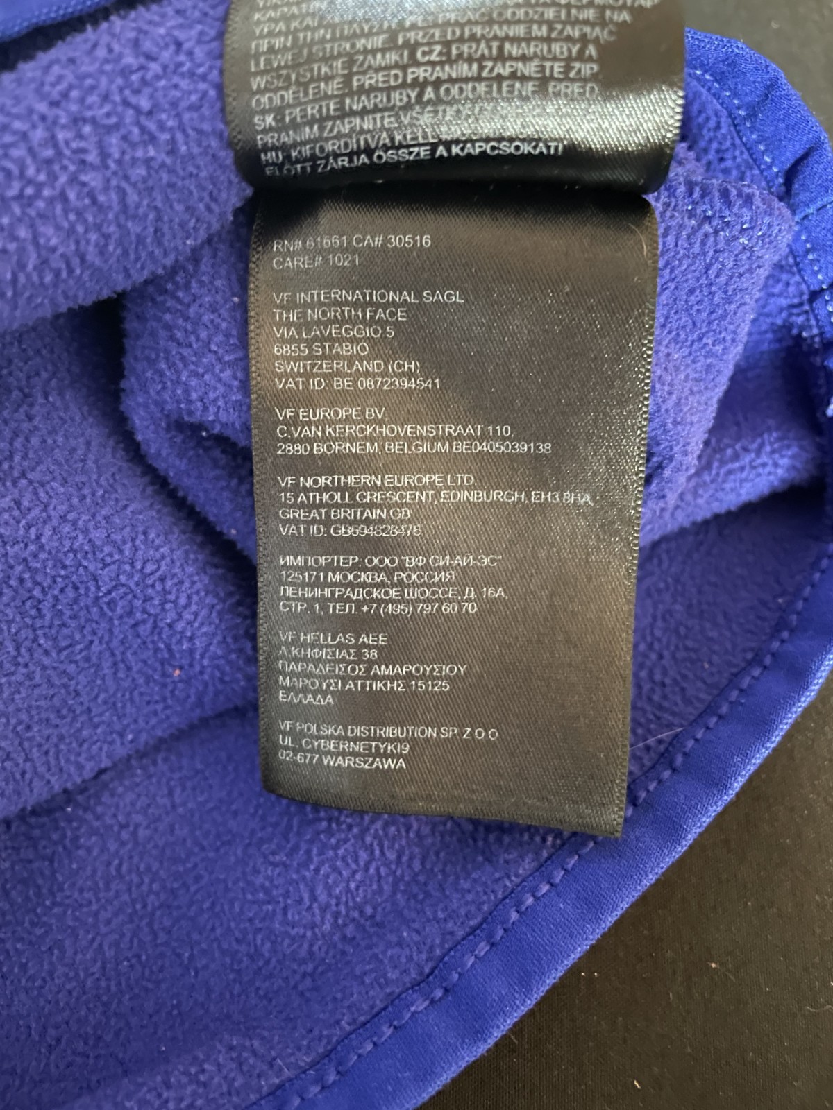North Face Fleece 1/4 Zip Women L Blue Black Colorblock Jacket Outdoor Hiking thumbnail 9