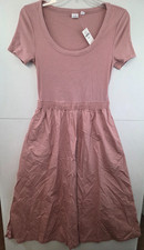 Gap Petites PS Antique Pink Scoopneck Midi Dress NWT $59.99