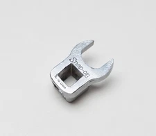 Vintage Snap-On 9/16" USA 3/8" Drive Open End Chrome Crowfoot Wrench Socket
