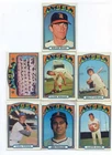 1972 TOPPS BASEBALL 28 CARD CALIFORNIA  ANGELS TEAM SET W/ NOLAN RYAN "HOF"
