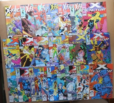 X Factor Lot 79 issues 2-90, X-Factor Special, Annuals 2,3,5,7  84,85 with cards