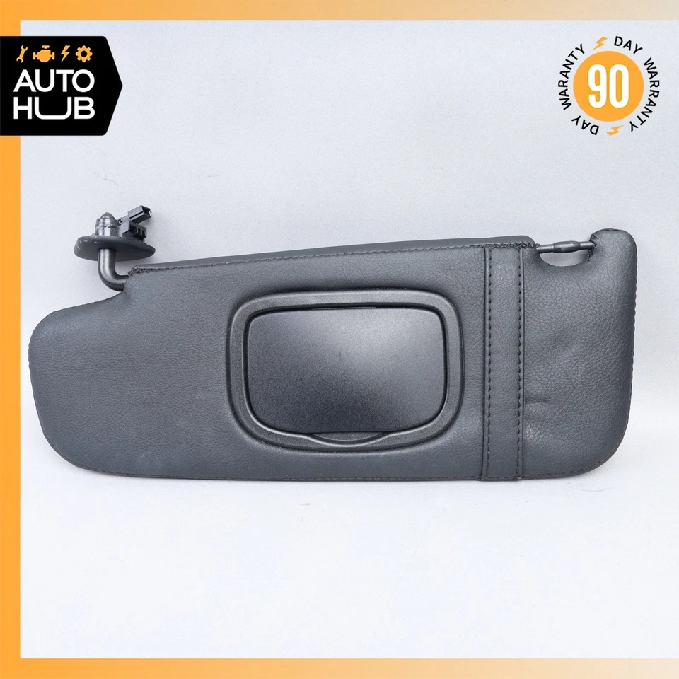 10-19 Maserati GranTurismo M145 Front Left Side Sunvisor Sun Visor Black OEM 23k - Image 2 of 4