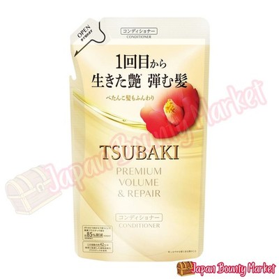 TSUBAKI Premium Volume & Repair Conditioner Refill 11.2fl oz 300ml Made in Japan