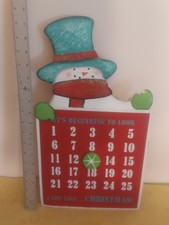 Midwest Seasons Metal Advent Calendar with =Magnet - IT'S BEGINNING TO LOOK...