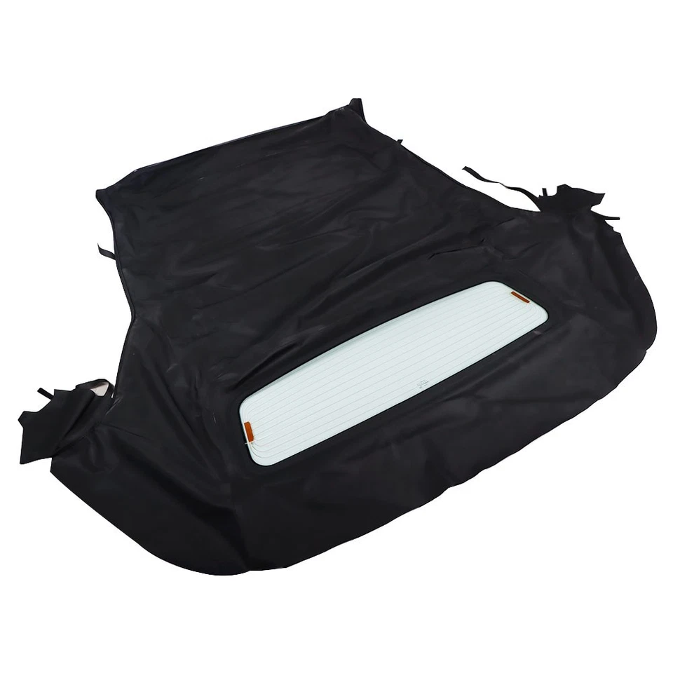 Black Convertible Soft Top + Heated Glass Window For Ford Mustang 2005-2013 2014 - Image 4 of 4