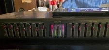 TECHNICS STEREO GRAPHIC EQUALIZER SH-GE50 TESTED & WORKING 7 BAND BLACK