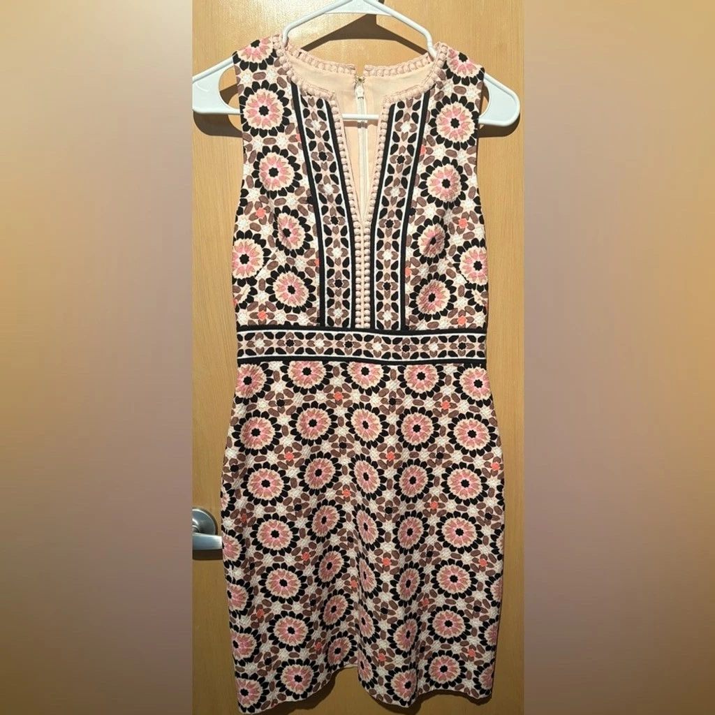 abito jacquard mosaico floreale kate spade new york designer donna taglia 2