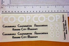 Smith Miller CO-OP Tanker Semi Truck Stickers SM-040