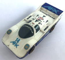 Tomy Aurora AFX 8747 Porsche 962 White/Blue/Gold 14 Holbert Racing 1990 Vtg