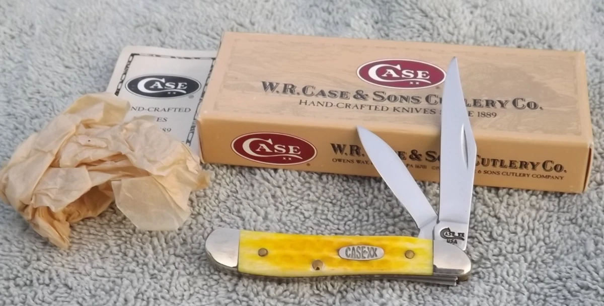 25+ Case XX Yellow Factory Manufacture Vintage Folding Knives for