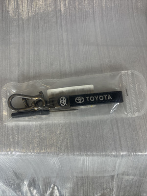 Buy New Leather Black Keychain Car Logo Toyota Auto Emblem Keyring In - Foto 4