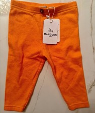 Manguun Baby Leggings Gr. 68 Orange  Neu
