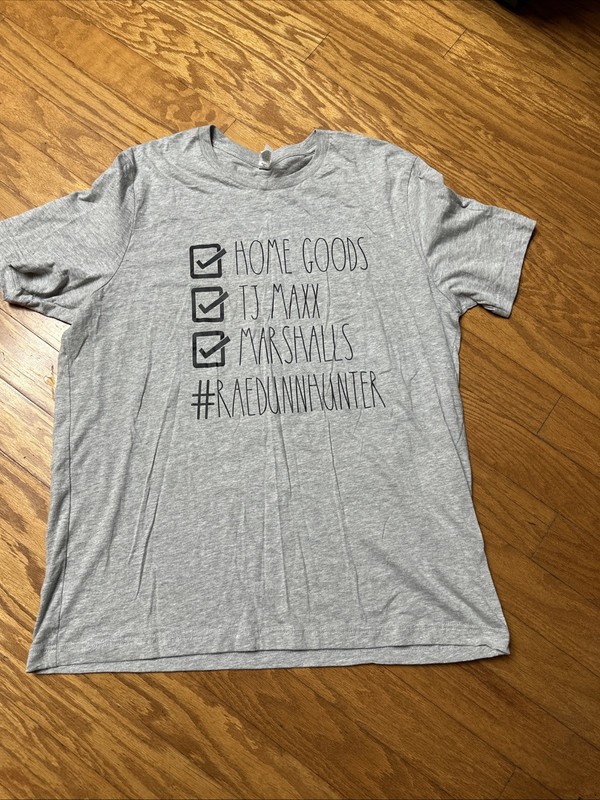 Rae Dunn Hunter Grey T-Shirt Soft Size XL