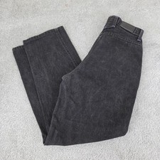 Vtg Rockies Rocky Mountain Womens 24X27 Western Cowgirl Jeans Black Bareback