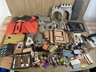 Vtg Playmobil Knights Castle Large Lot Parts Walls Doors Windows Ladders Roof