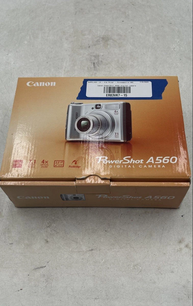 Preços baixos em Câmeras digitais Canon PowerShot A560 | eBay