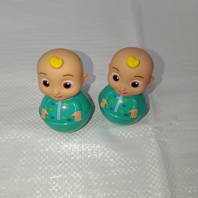2x CoComelon JJ Roly Poly Toys Hasbro Moonbug Wackelpuppen