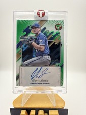 2025 Topps Pristine SETH LUGO #/150 Green ENCASED On-Card AUTO PRISTINE Royals
