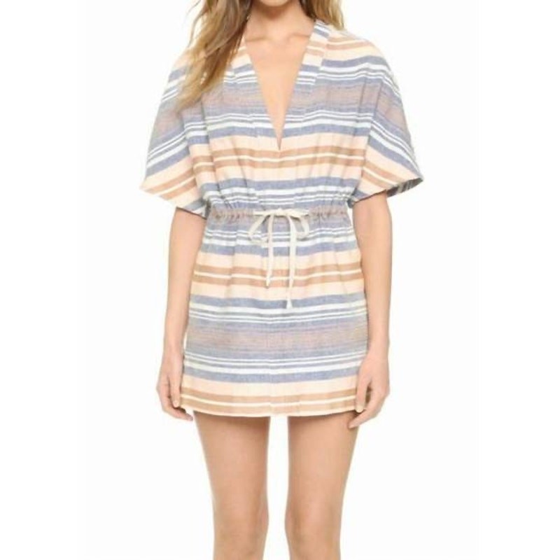 Solid & Striped Medium Chambray Striped Tunic Kim… - image 1