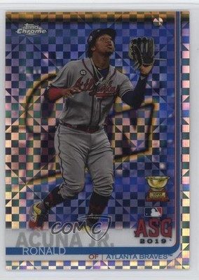 2019 Topps Chrome Update Target All-Star Game X-Fractor /199 Ronald Acuna Jr nf5