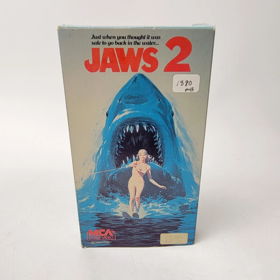 Jaws VHS 1975, 1983 Early MCA Release - Image 4 of 4