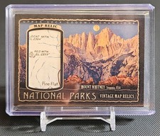 MOUNT WHITNEY 2018 Goodwin Champions #NP-40 Sequoia National Park Map Relic /90