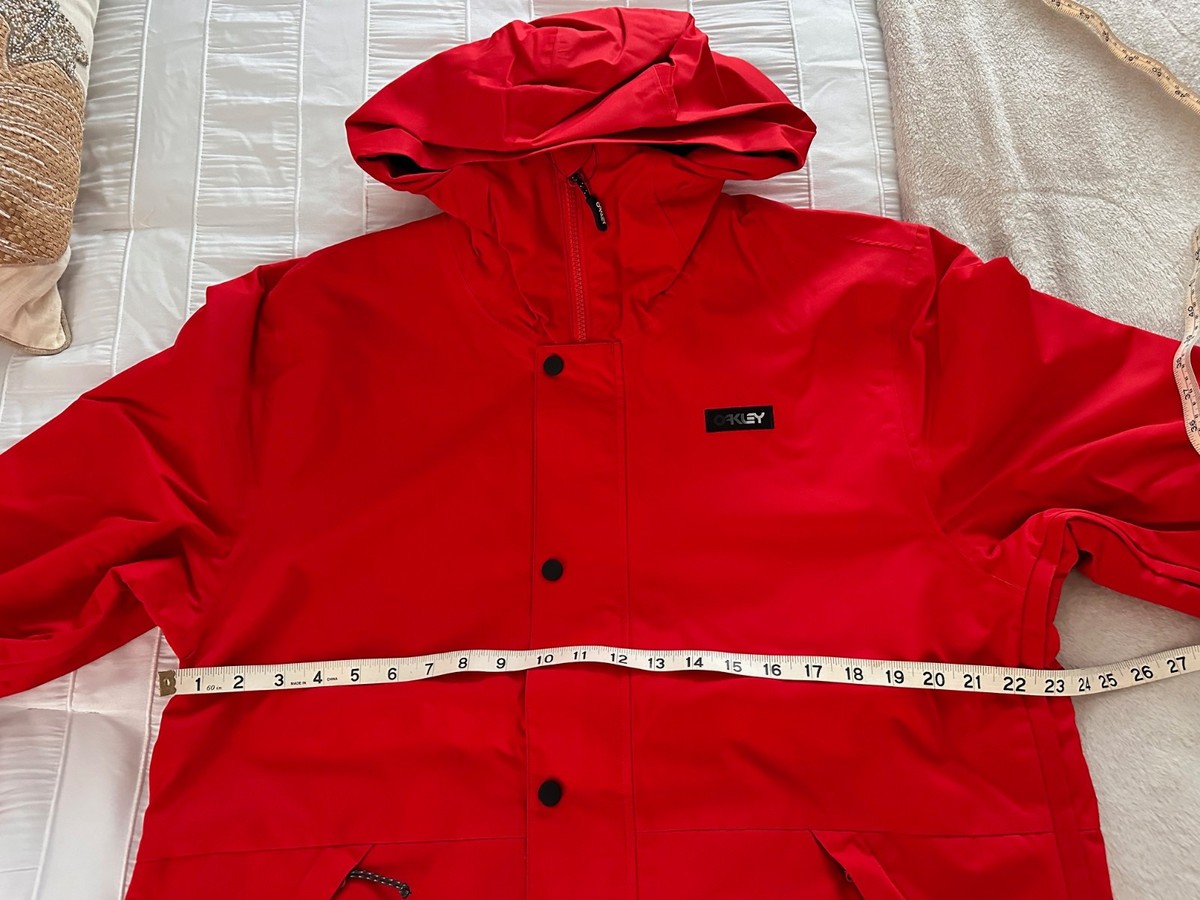 New Oakley Range™ RC Jacket • Men's Red Line Medium • Hooded
