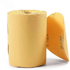 50PCS 6 Inch SANDING DISC Aluminum Oxide Sandpaper Roll PSA Sticky Back 120 Grit
