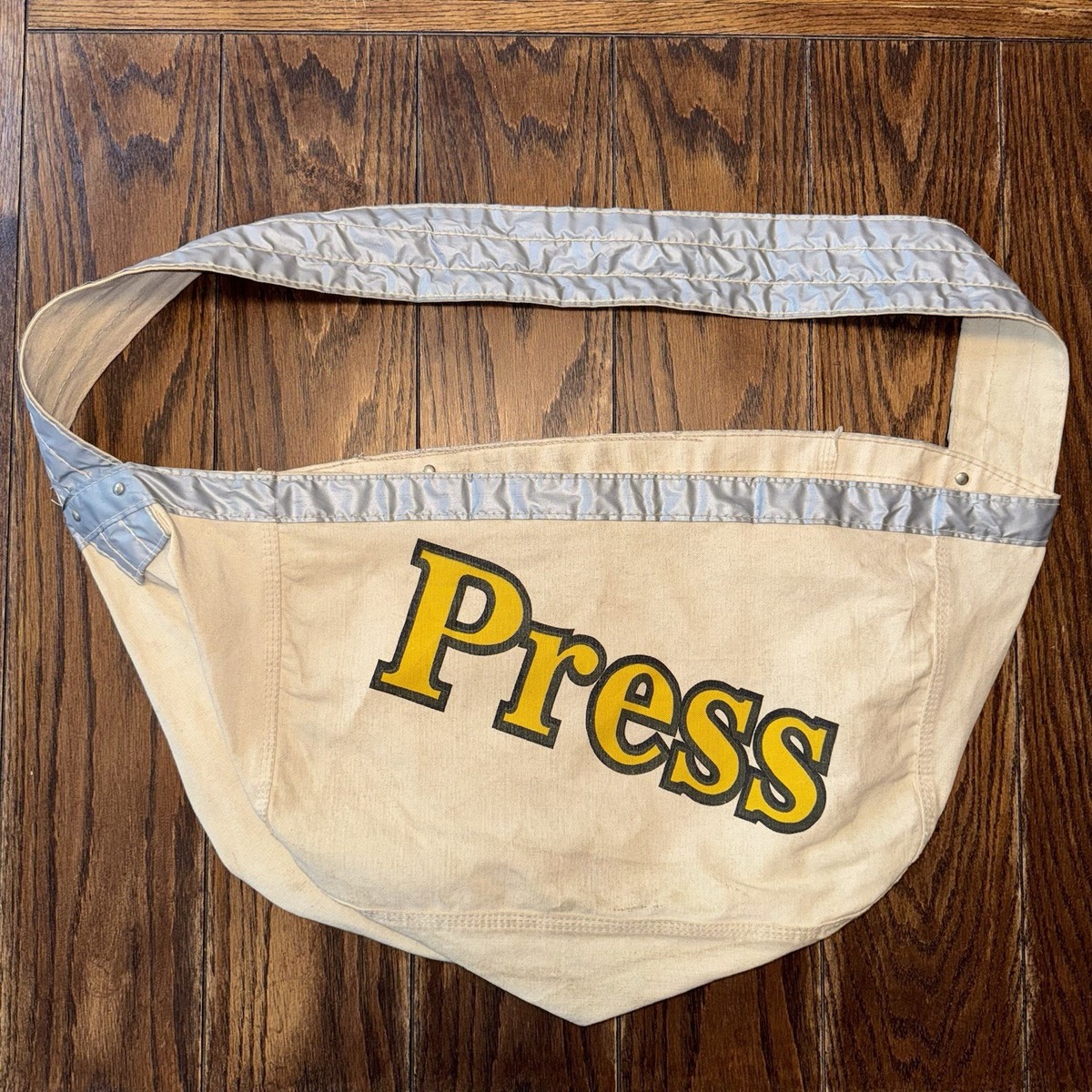 Pittsburgh PA Press Newspaper Carrier Delivery Cloth Linen Vintage