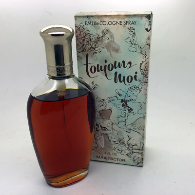 VINTAGE Max Factor Toujours Moi 1960's 4oz eau de cologne spray - Main Image