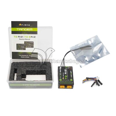 FrSky TD R12 2.4G/900MHz Dual Frequency Receiver 12CH PWM/SBUS/FBUS/S.Port #W9