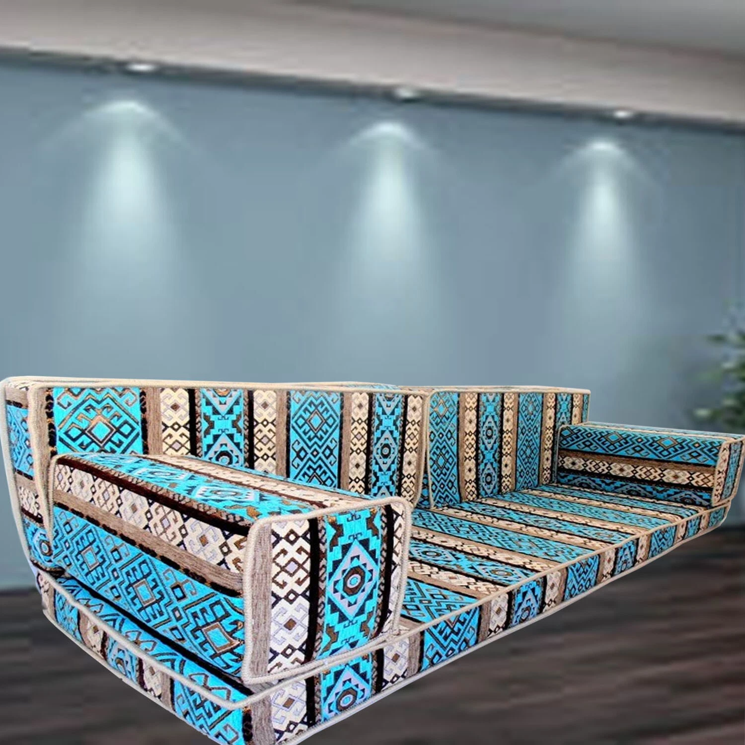 Bench cushions,patio seat pillows,pallet cushions,floor sofa bed / SHI_FS215