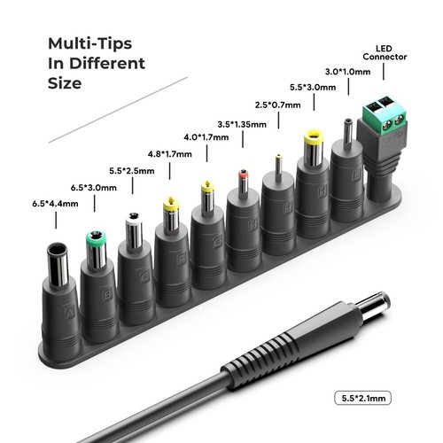 12V 5A Universal Ladekabel für Bose SoundDock XT; Samsung Chromebook 2 503C 500C - Bild 3 von 8