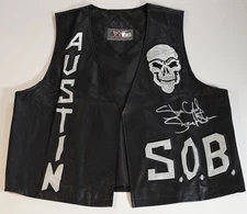 Stone Cold Steve Austin Signed Official WWF 2000 SOB Vest BAS COA 3:16 Autograph