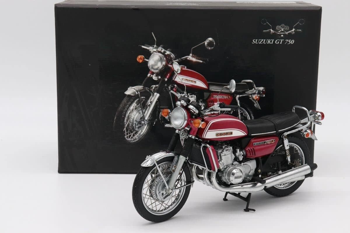 MINICHAMPS 1/12 SUZUKI GT750 Candy Lavender Diecast Model w MINICHAMPS 1/12 SUZUKI GT750 Candy Lavender Diecast Model w