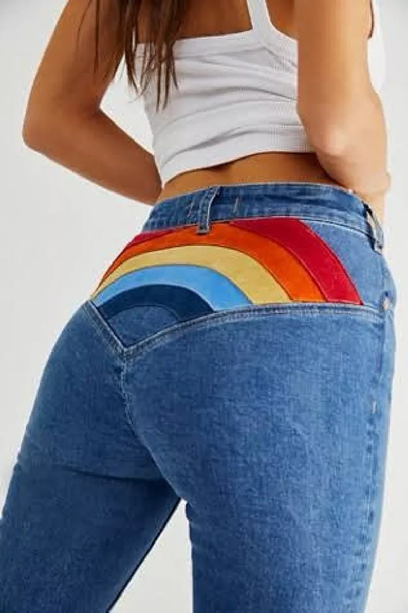 Jeans rainbow sale