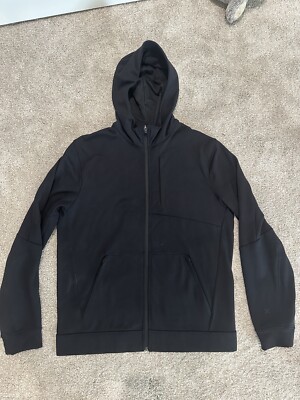 Lululemon ブラック フルジップ パーカー Lululemon Surge Warm Full Zip Stretch Hoodie Men's Large Black | eBay