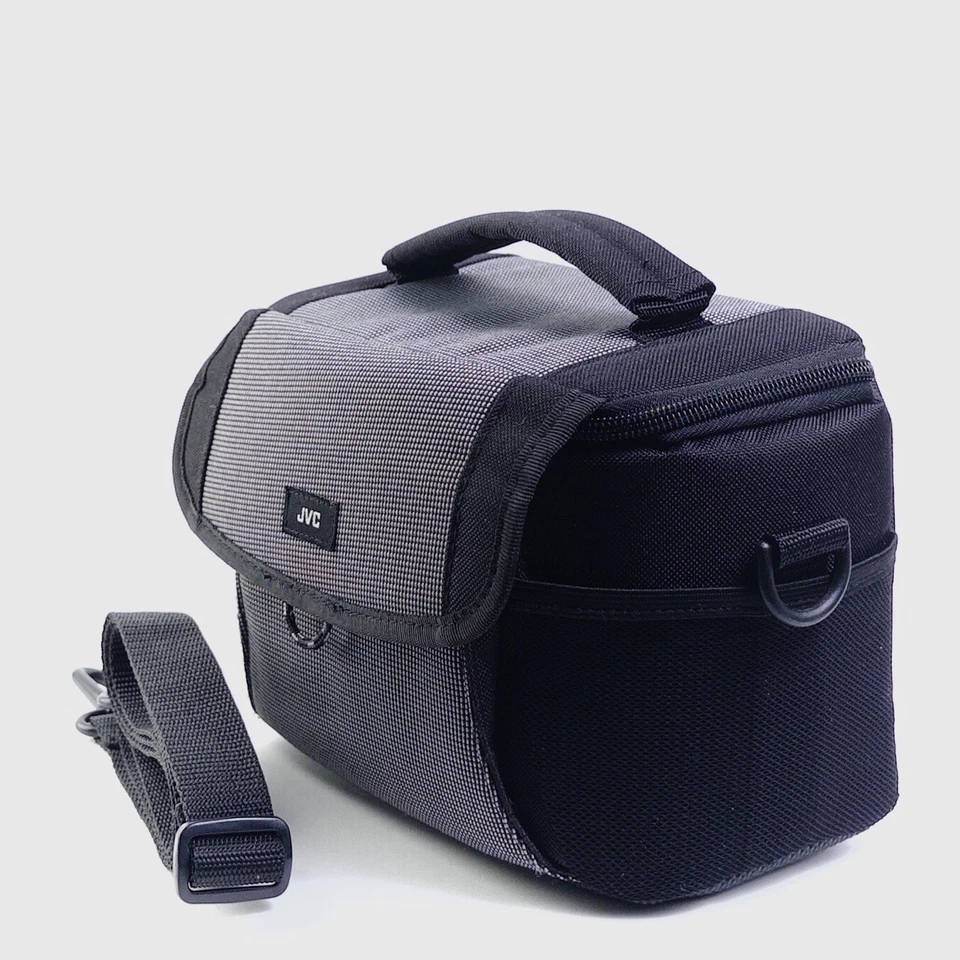 JVC Universal Camcorder Camera Bag Padded Pouch Soft Case Black Shoulder Strap - Image 2 of 4