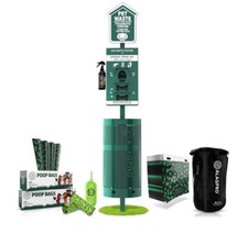 ALAGPRO  NEW 2025 Dog Waste Station Outdoor Pet Waste Station with Hand Sanitize